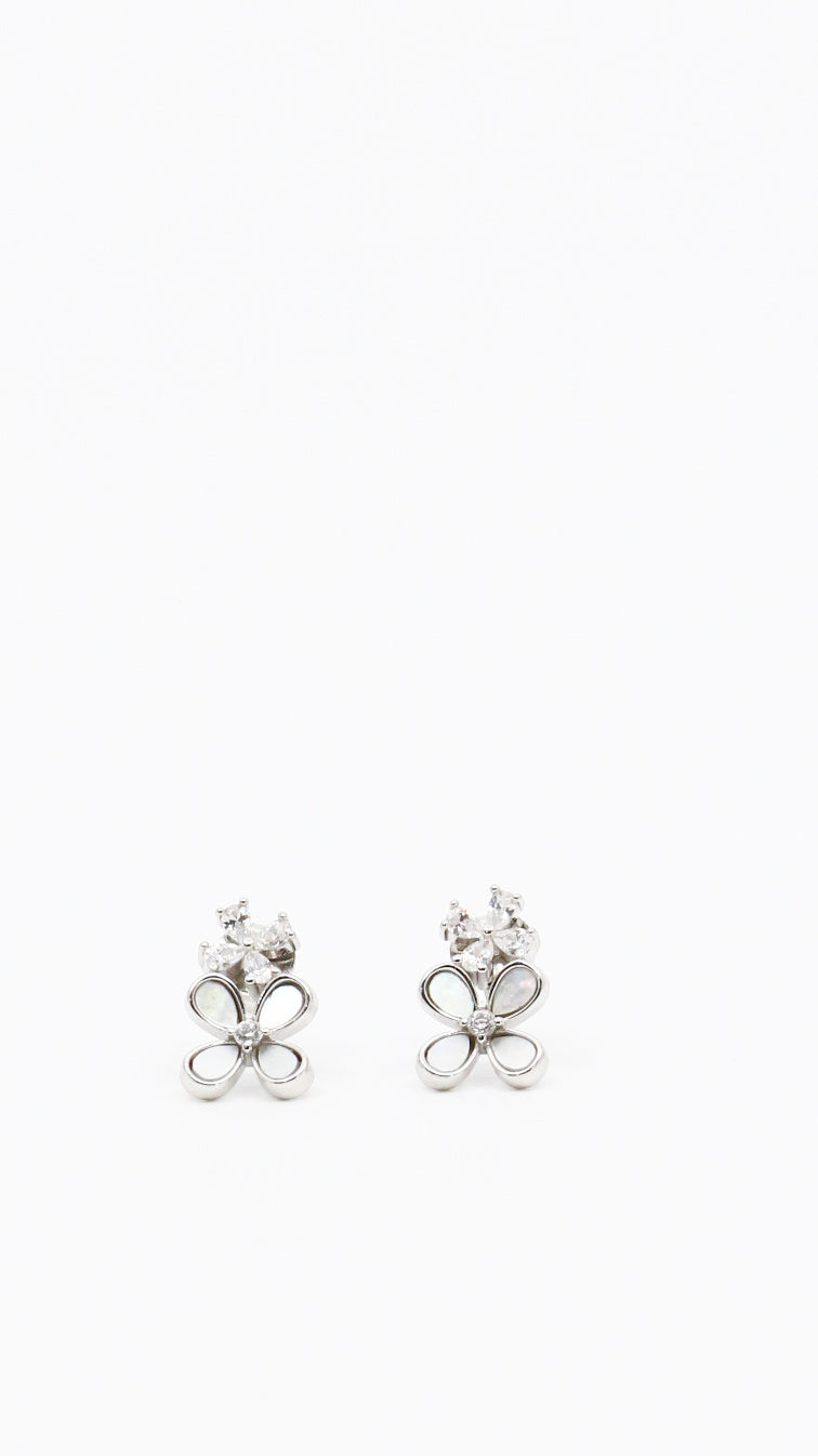 ARETES FLOWER SILVER