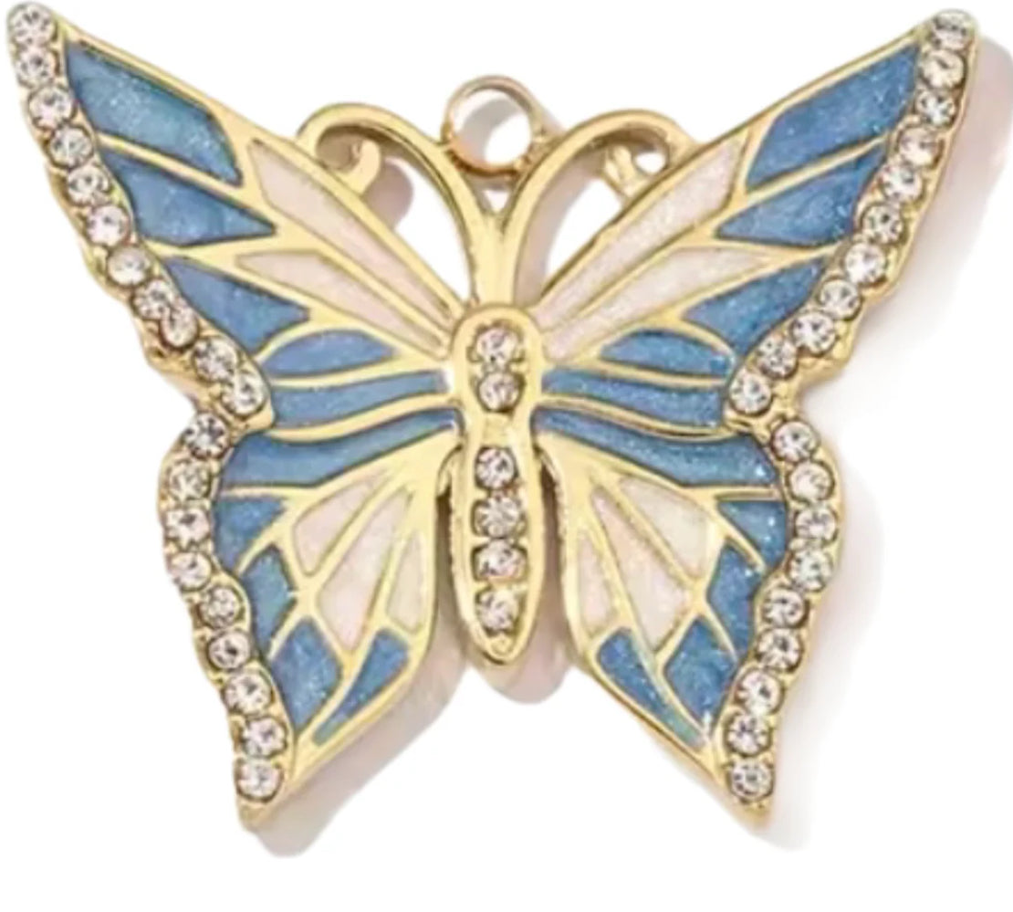 DIJE DE MARIPOSA AZUL BIGGY