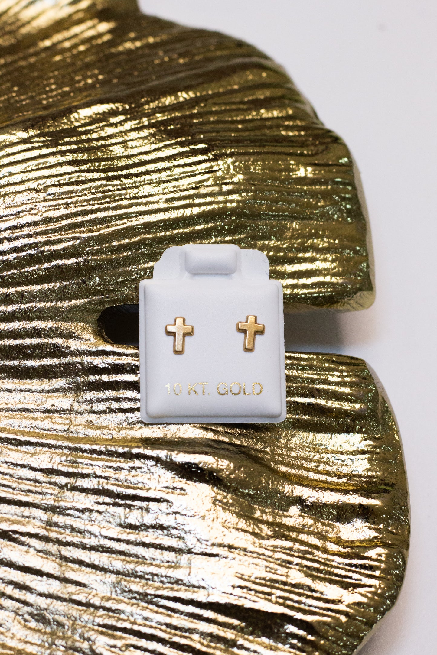 ARETES DE CRUZ SÓLIDA