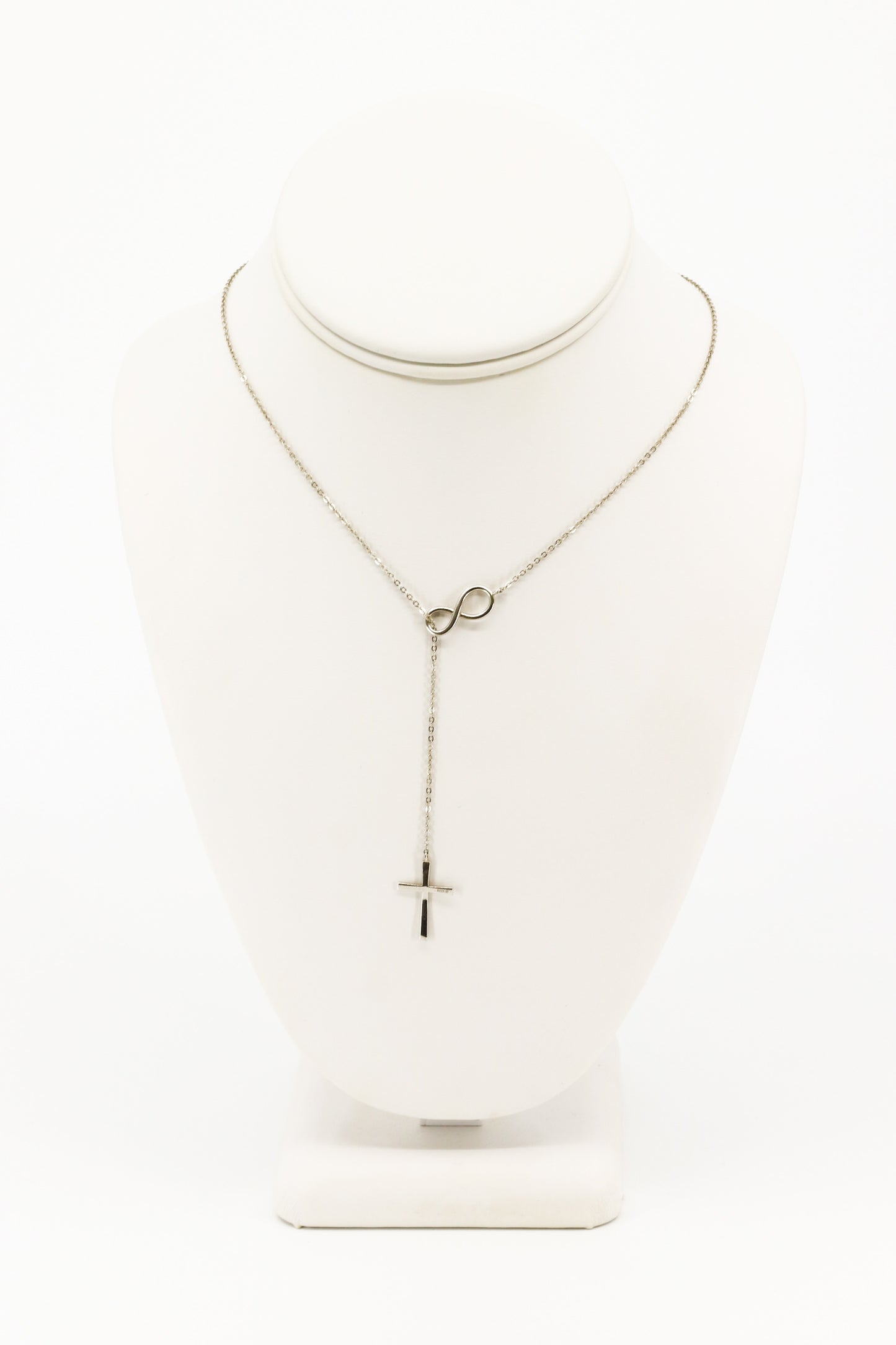 CADENA INFINITY AND CROSS SILVER