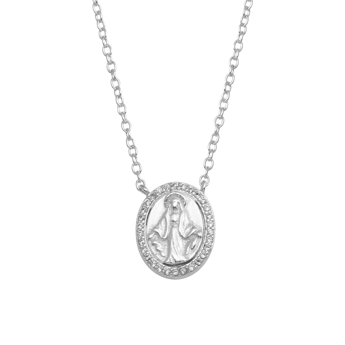 CADENA VIRGEN SILVER