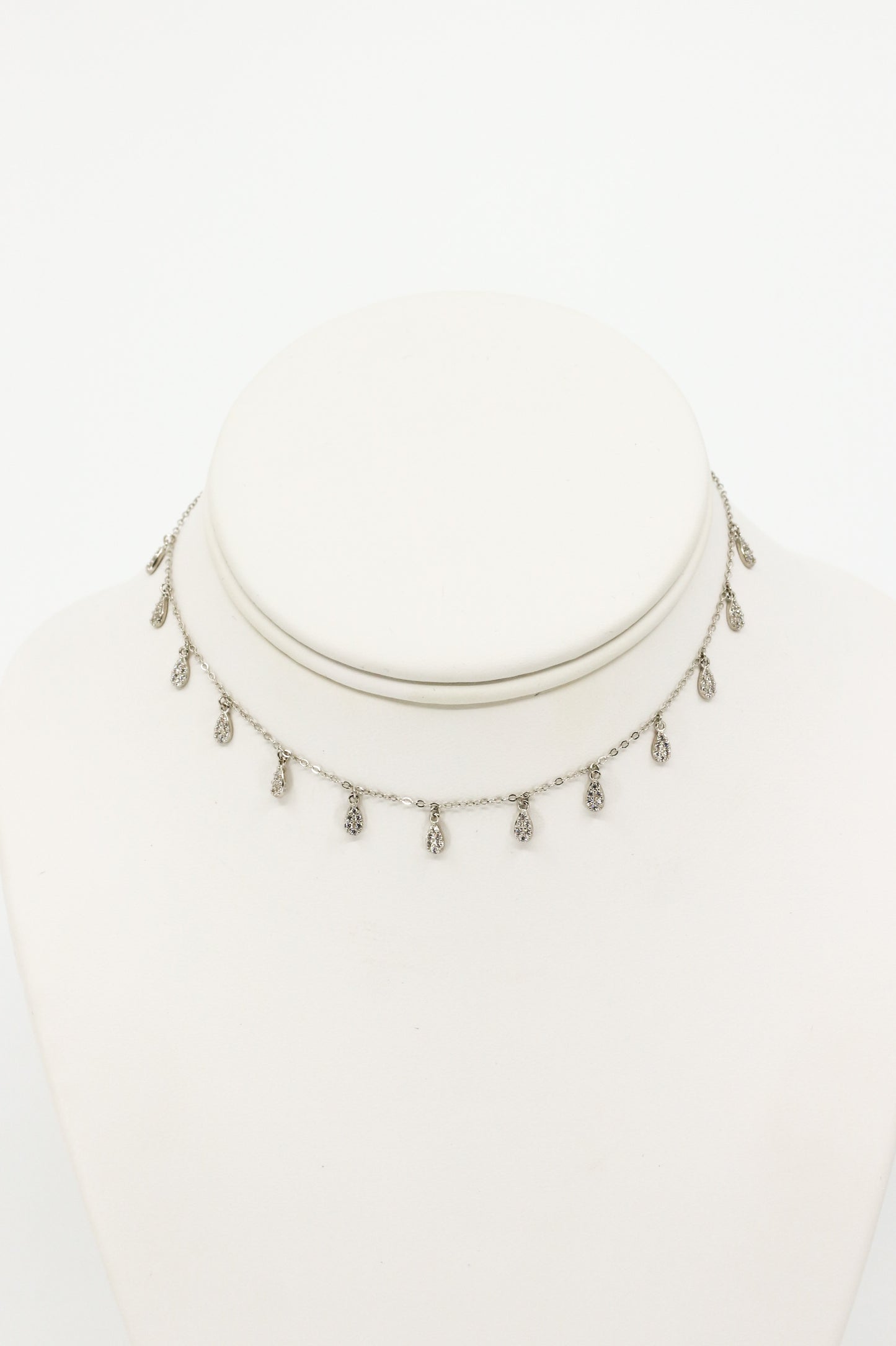 CHOKER DROP SILVER