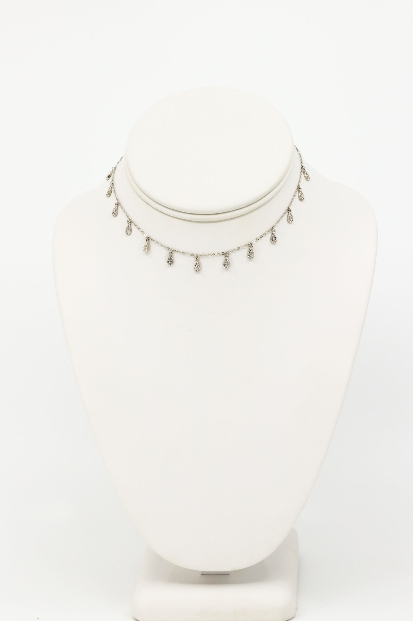 CHOKER DROP SILVER