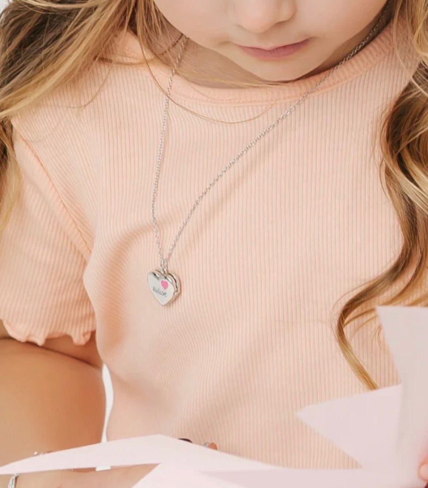 COLLAR RAINBOW HEART