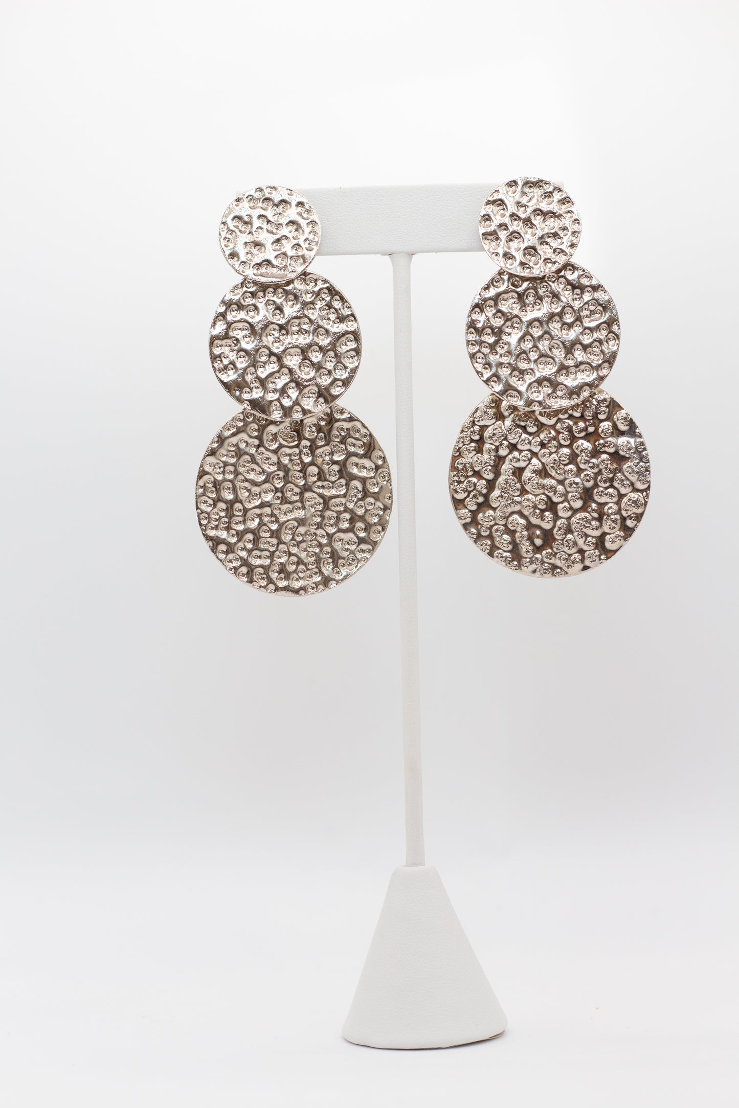 ARETES CIRCULO CON TEXTURA