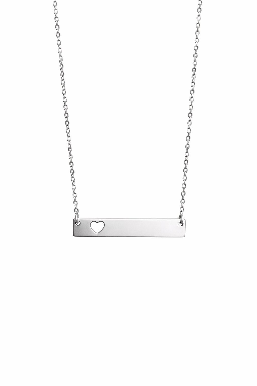 CADENA PLACA RECTANGULAR