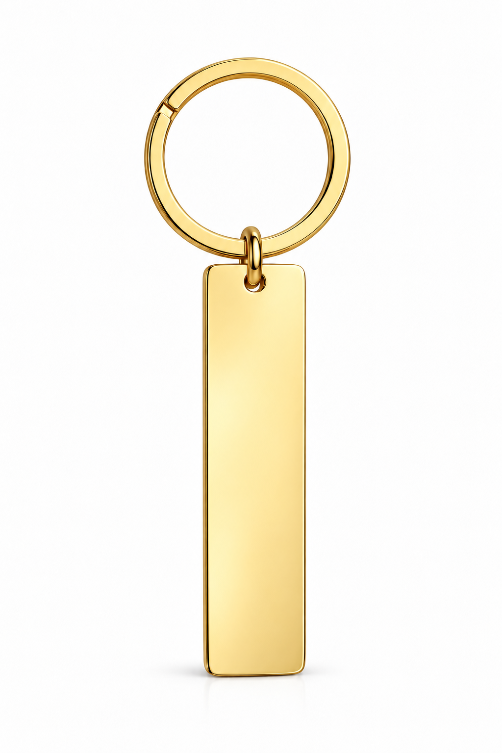 LLAVERO RECTANGLE GOLD