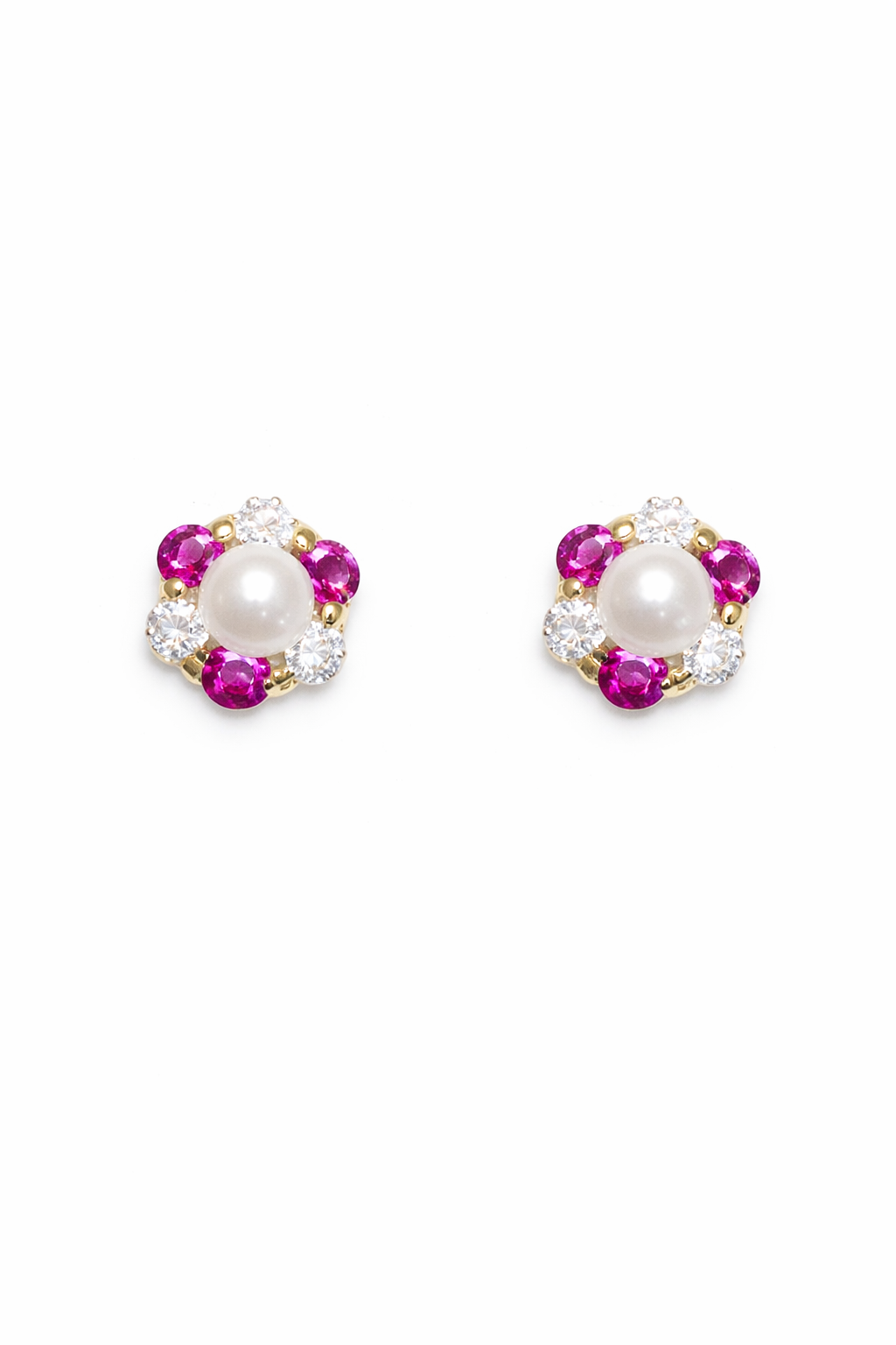 ARETES PINK FLOWER