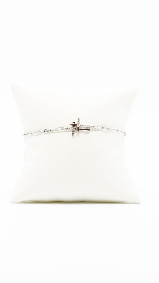 PULSERA DOBLE CRUZ