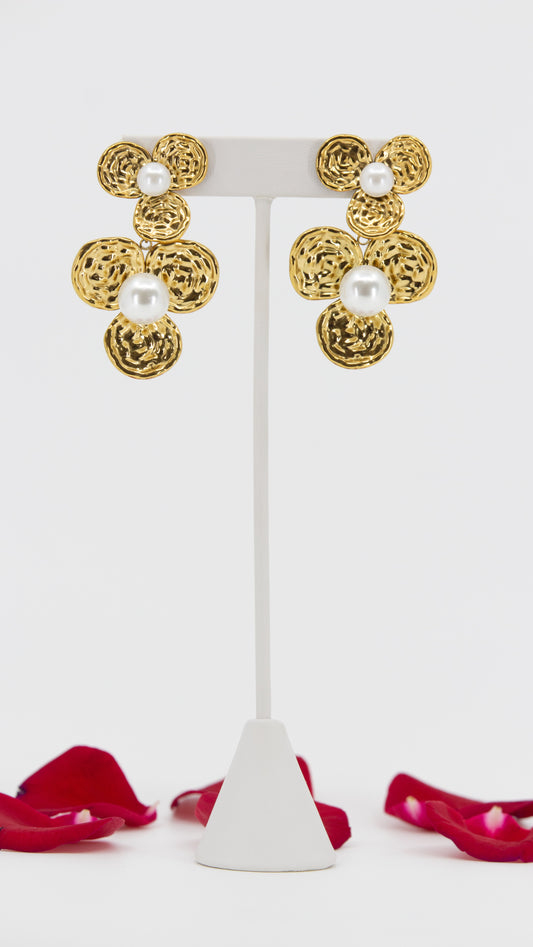 ARETES DOUBLE FLOWER
