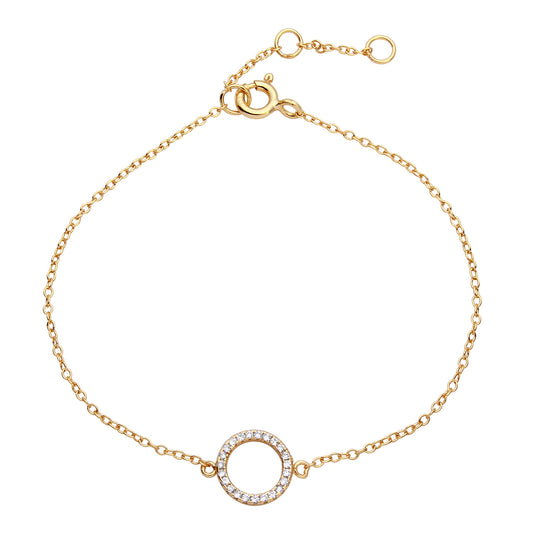 PULSERA CIRCLE GOLD