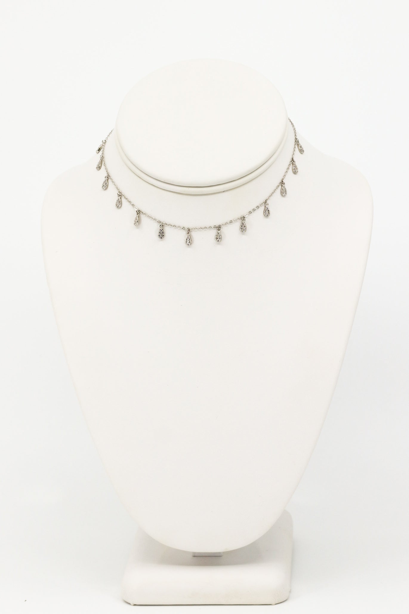 CHOKER DROP SILVER