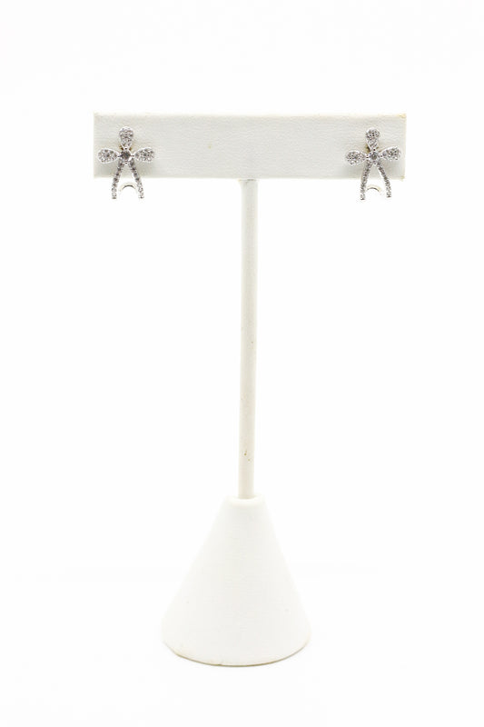 ARETES FLOR DE LUZ SILVER