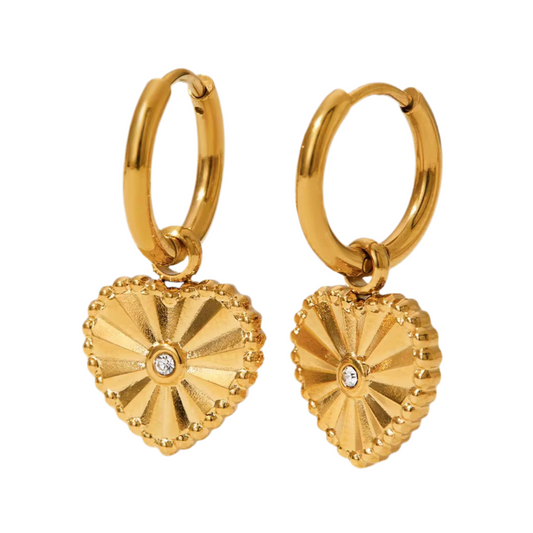 ARETES CORAZÓN RADIANTE