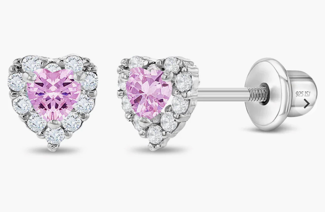 ARETES PRINCESS HEART