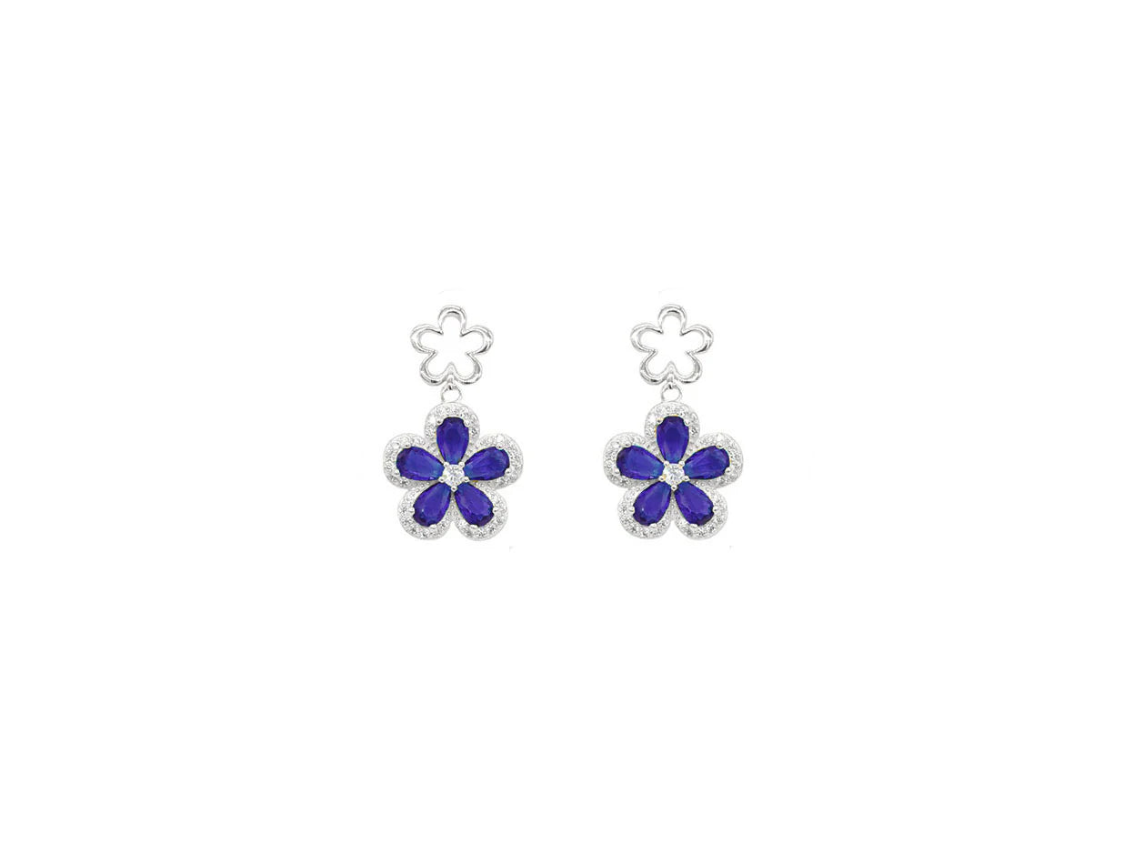 FLOWER CZ AZUL