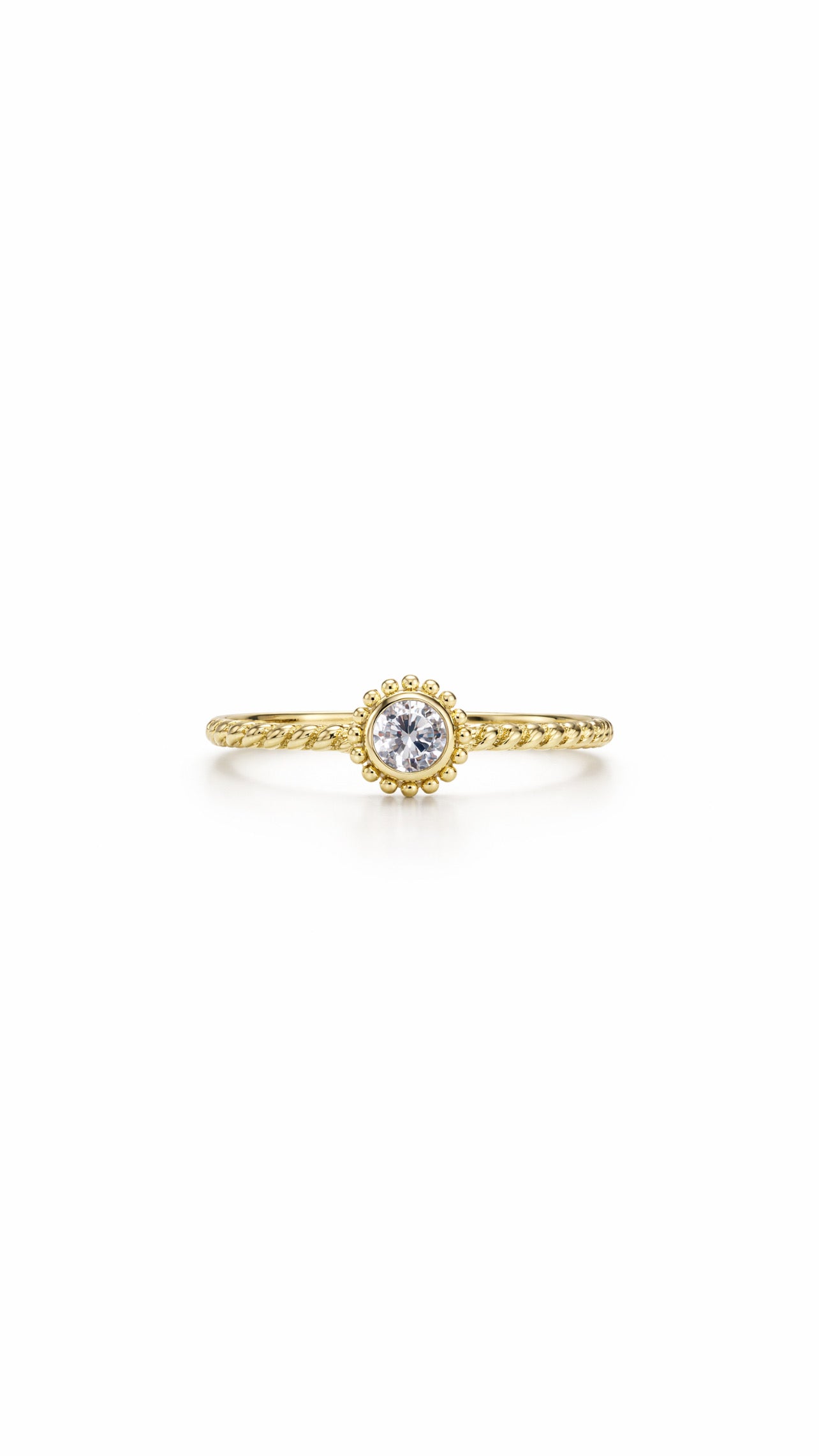 ANILLO CZ REDONDA