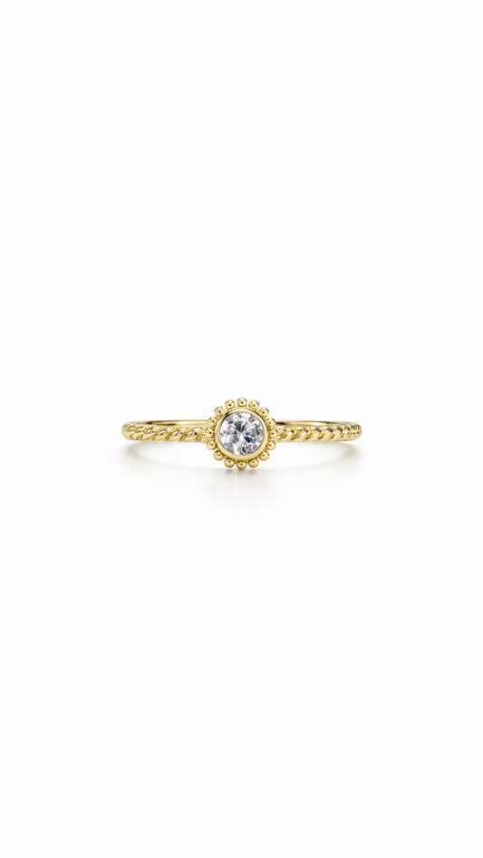 ANILLO CZ REDONDA