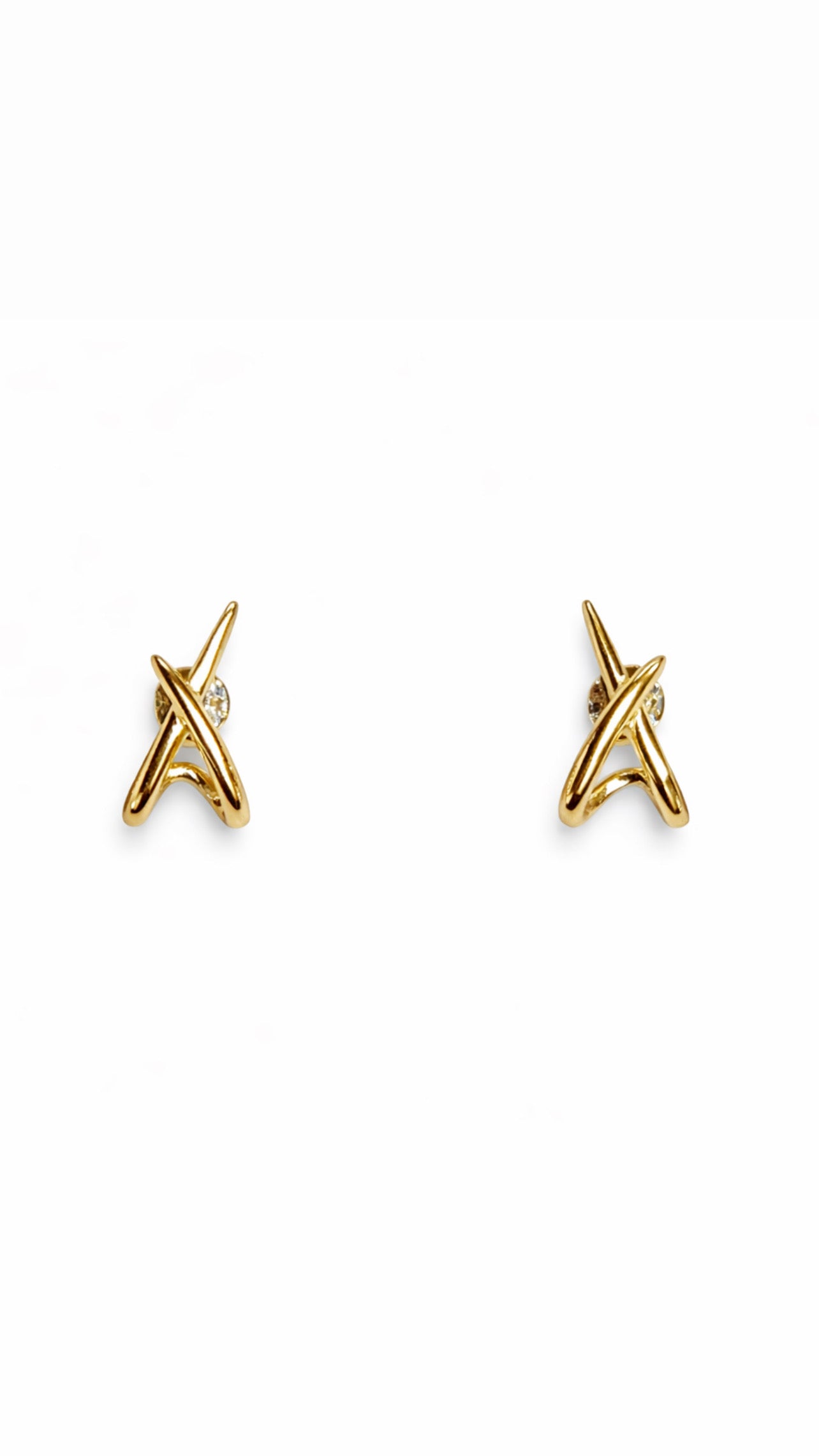 Aretes X golden