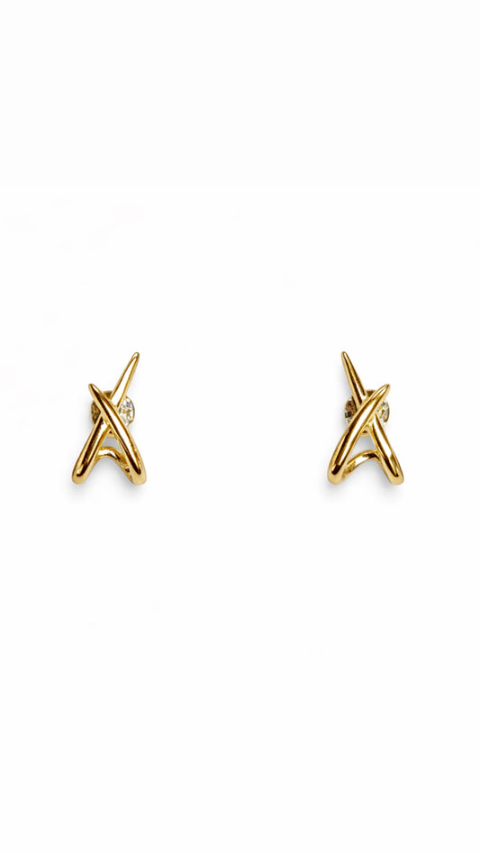 Aretes X golden