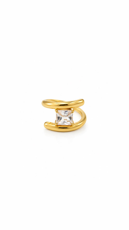 ANILLO CZ DOBLE