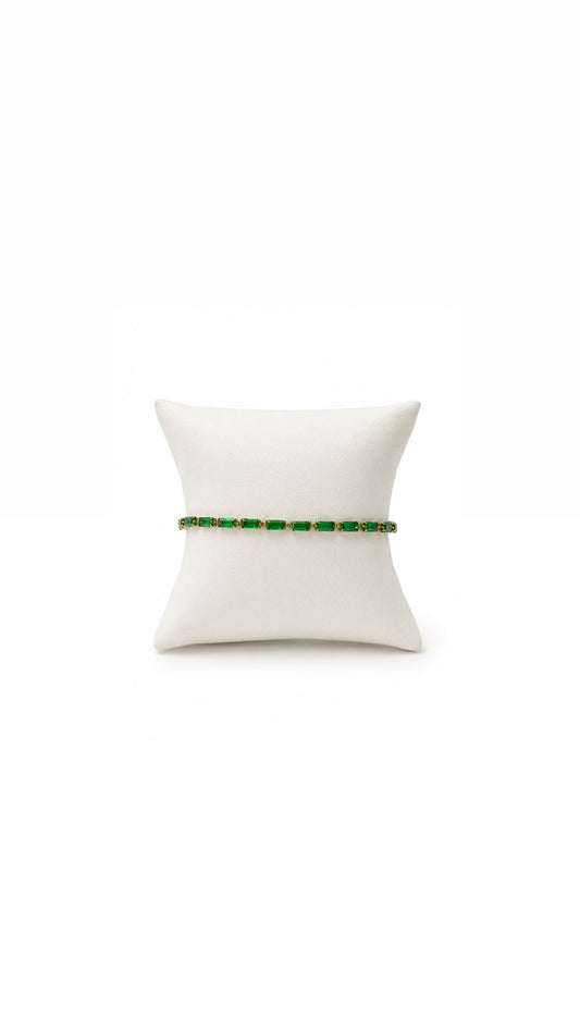PULSERA CZ VERDE