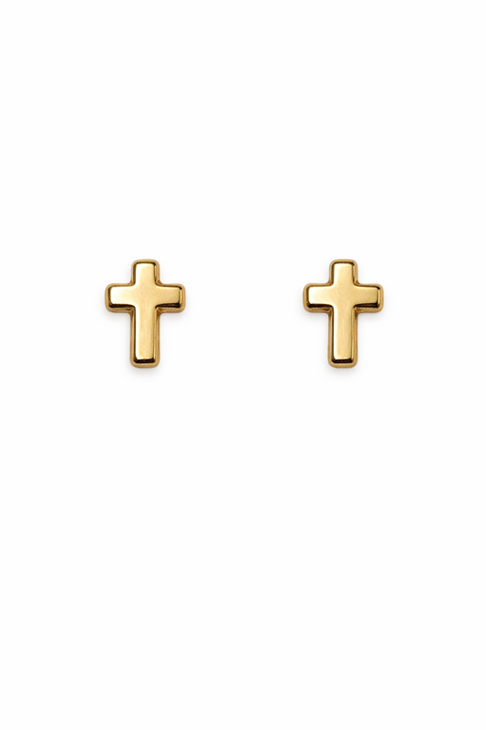 ARETES DE CRUZ SÓLIDA
