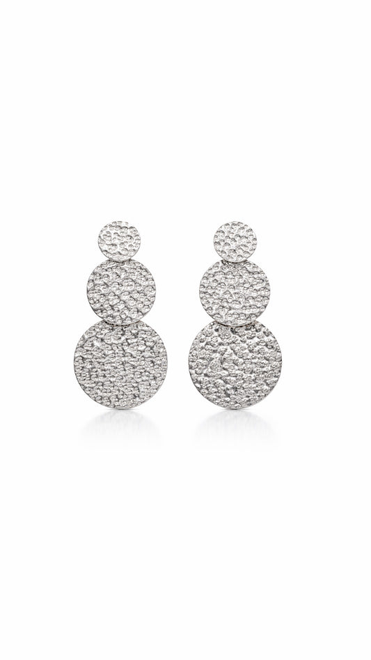 ARETES CIRCULO CON TEXTURA