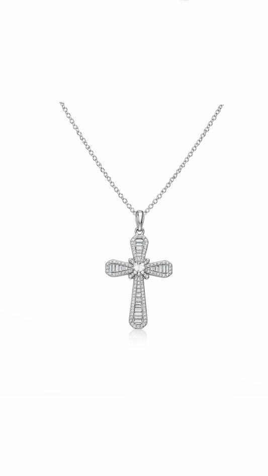 CADENA CROSS SILVER